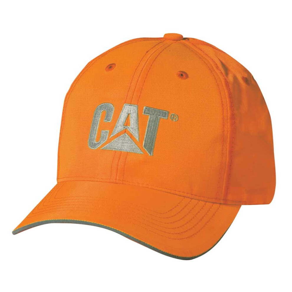 Caterpillar Men's Trademark Cap  Hi-Vis Orange  One Size