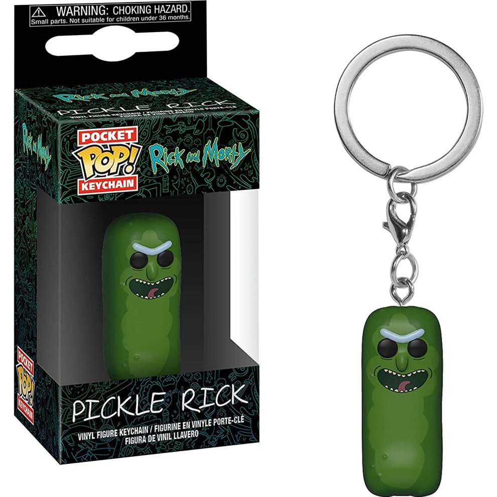 Funko 35929 Pop! Keychain: Rick & MortyPickle Rick  Multicolor