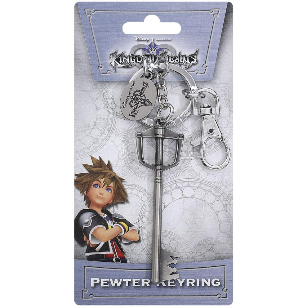 Disney Kingdom Hearts Sora Sword Pewter Keyring