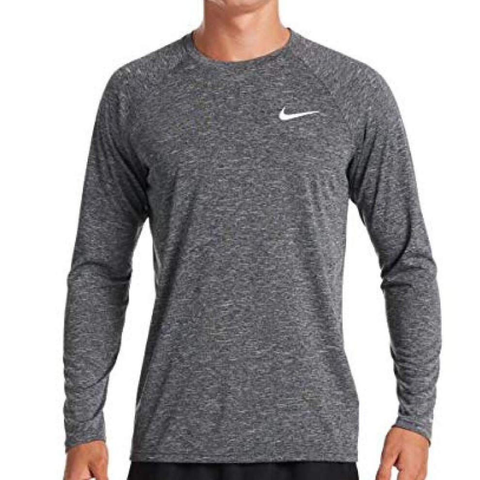 Nike Men's Standard Long Sleeve Hydrogua  Black  Small