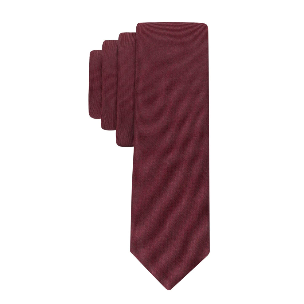 Calvin Klein Men's X Liquid Luxe Solid Tie Accessory  red  Regular