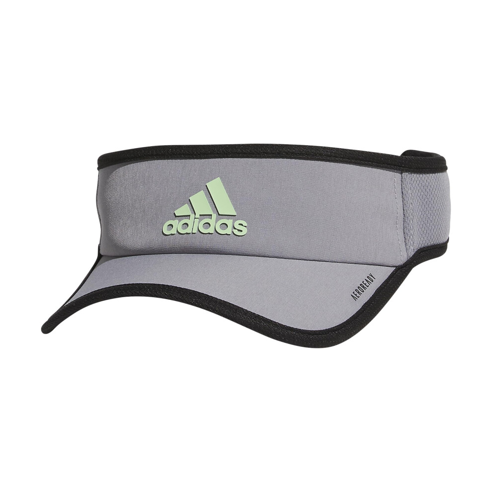 adidas Men's Superlite Adjustable Fit Sport Performance Visor  Grey/Se