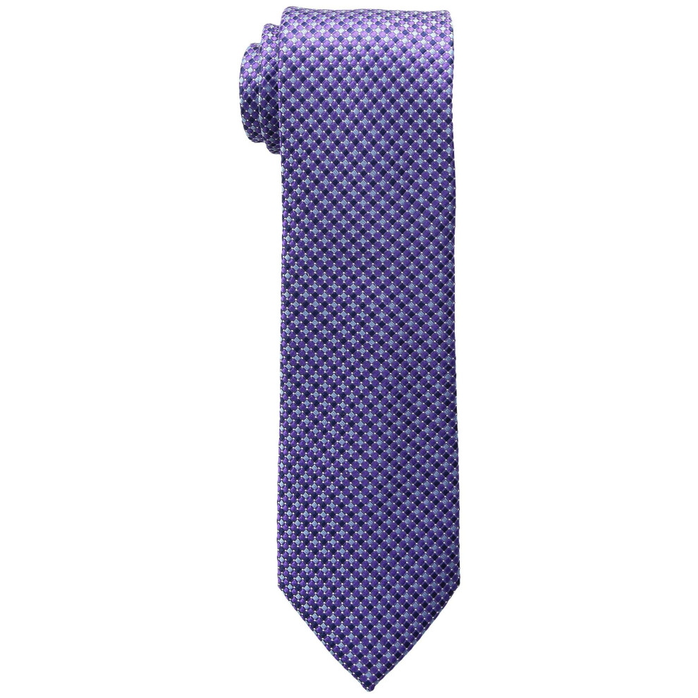 Tommy Hilfiger mens Core Micro neckties  Purple  Regular US