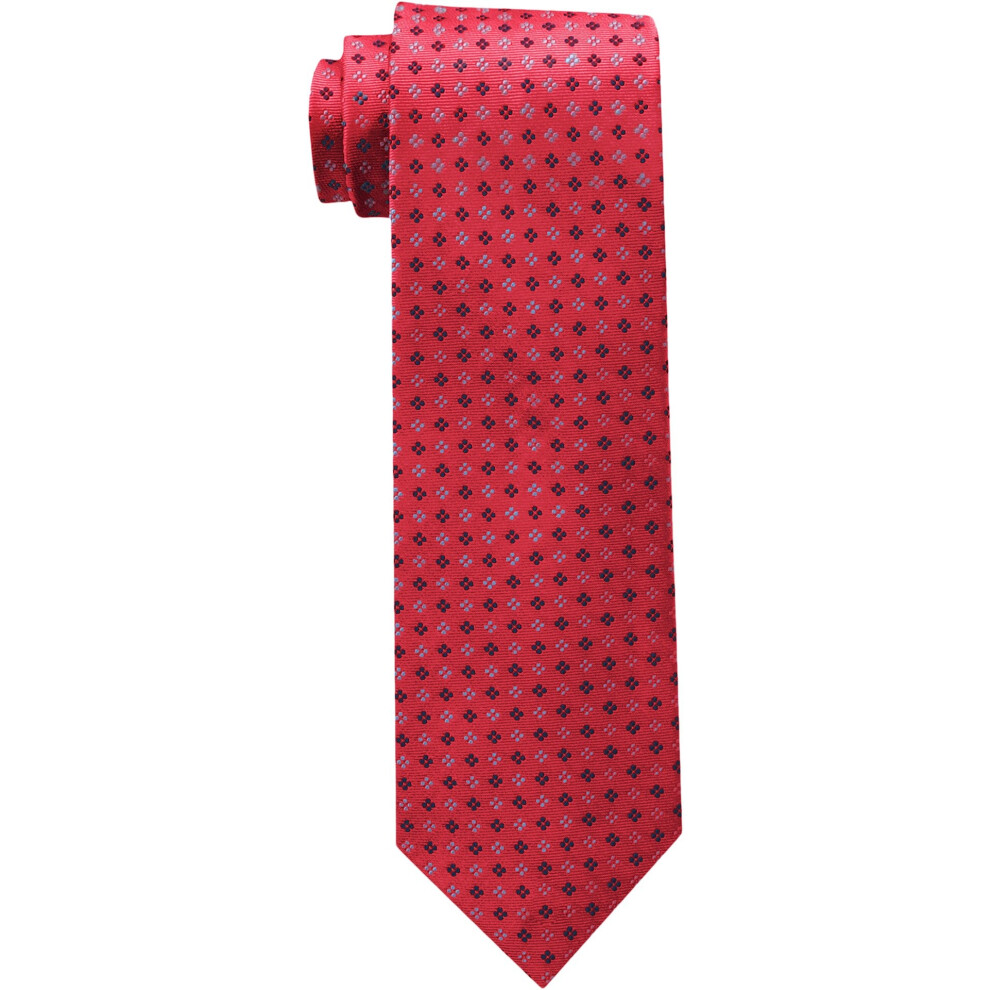 Tommy Hilfiger mens Core Neat Ii neckties  Red  Regular US