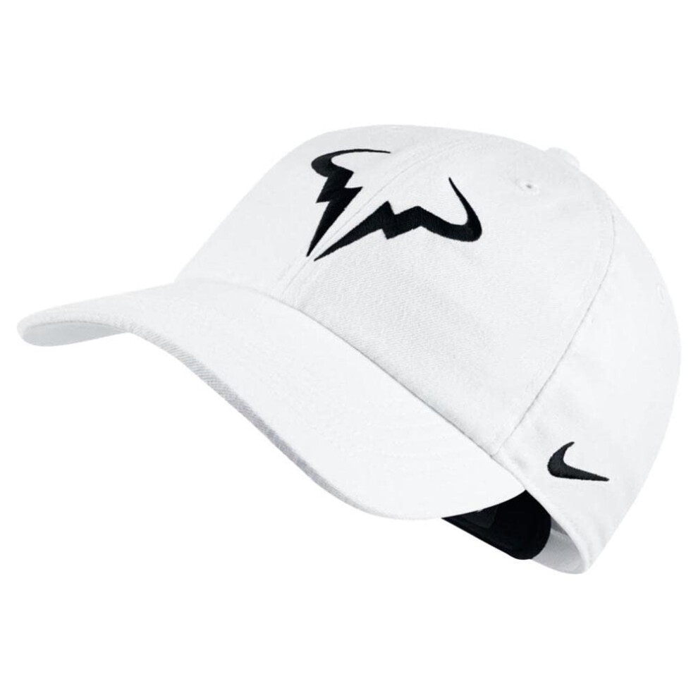 NIKE Men's Standard Rafa U Nk Arobill H86 Cap  White (White/Black)  Ta