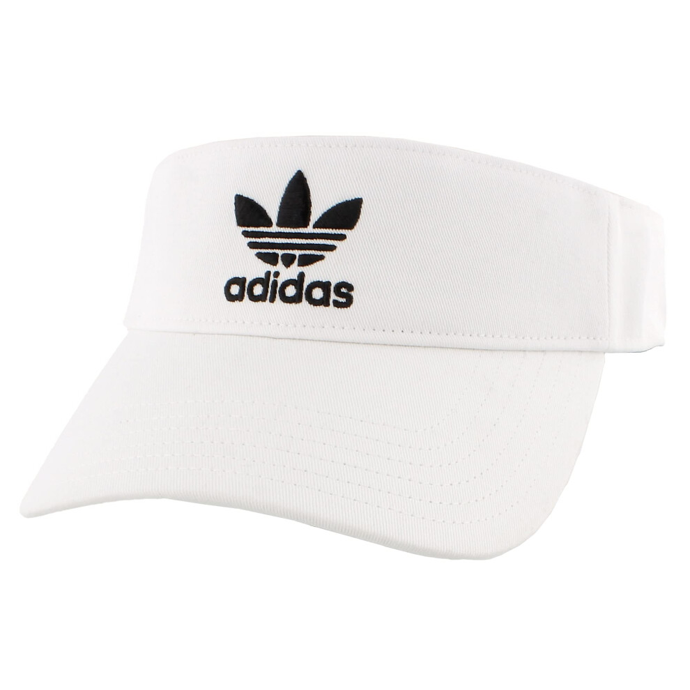 adidas Originals Twill Visor  White/Black  One Size