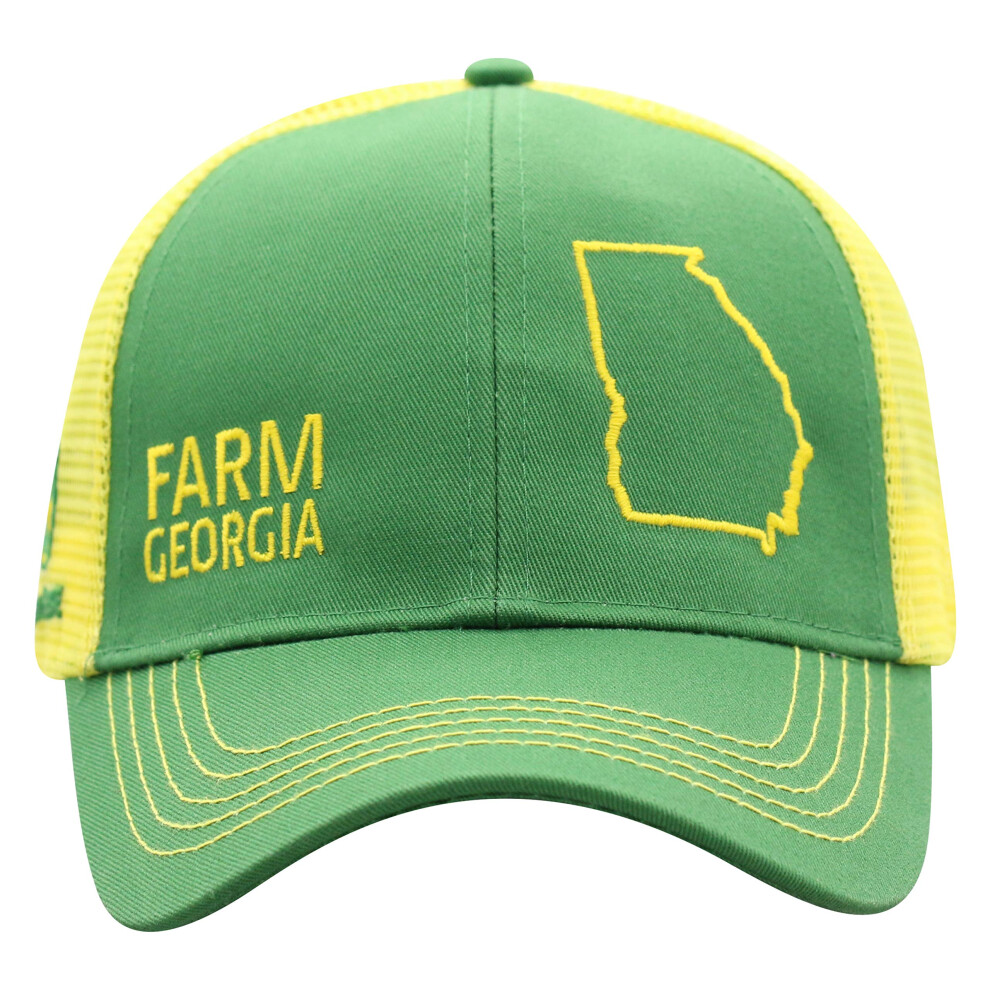 John Deere Farm State Pride Cap-Green and Yellow-Georgia