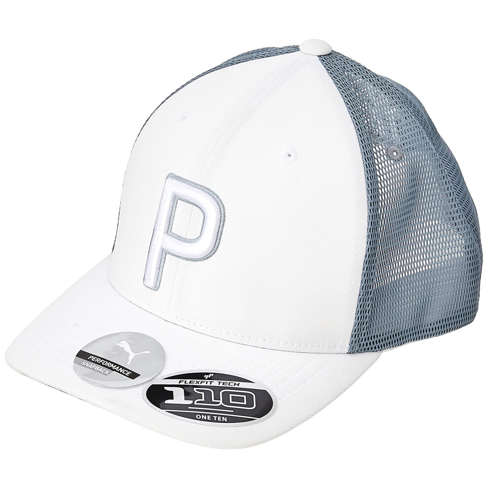 Puma Golf 2020 Men's Trucker P Hat (Men's  Bright White One Size)