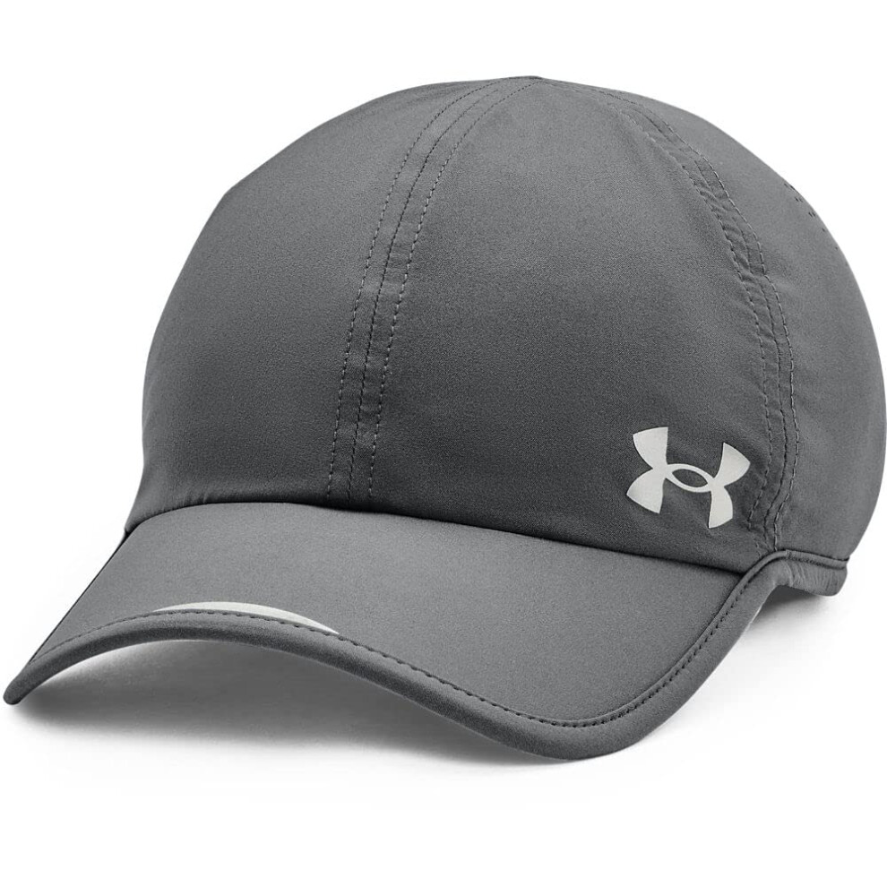 Under Armour mens Launch Run Hat   Pitch Gray (012)/Reflective   One S