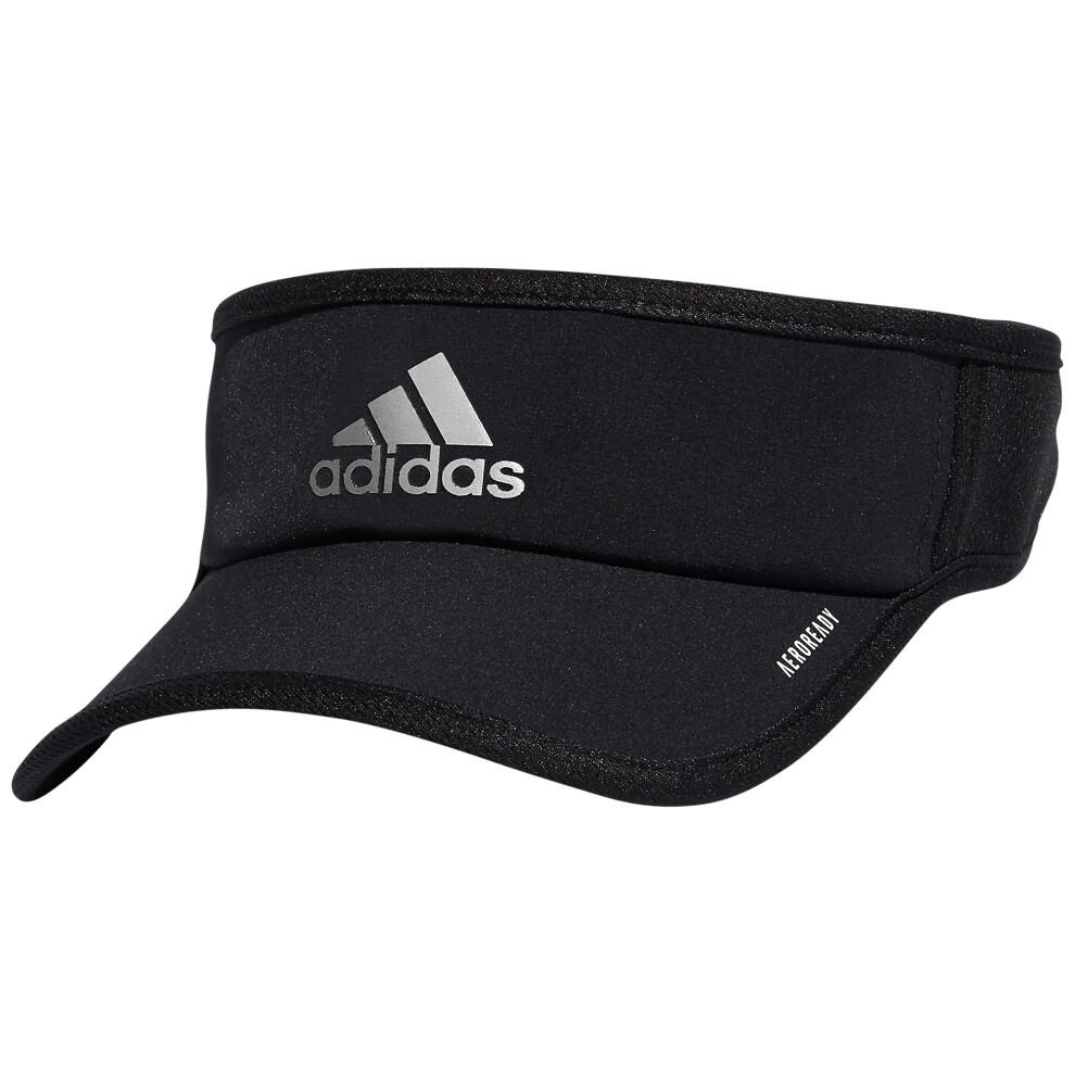 adidas Men's Superlite Adjustable Fit Sport Performance Visor  Black/S