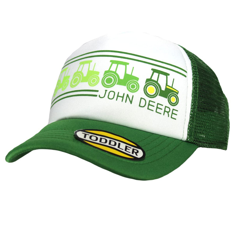 John Deere Tractor Patch Toddler Baseball Hat Cap-Green-One Size