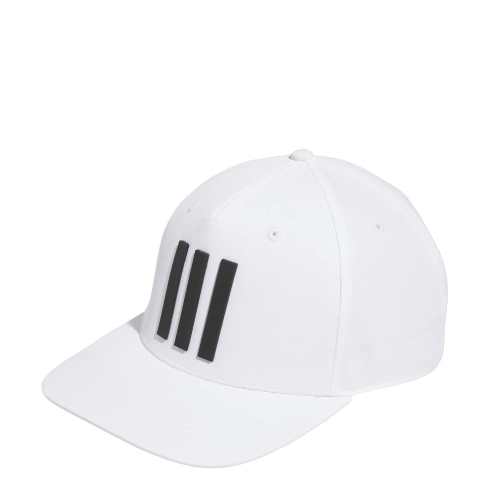 adidas 3-Stripes Tour Golf Hat  White  One Size