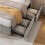 (90x190cm) Upholstered Bed with 4 Drawers and Lamp 7