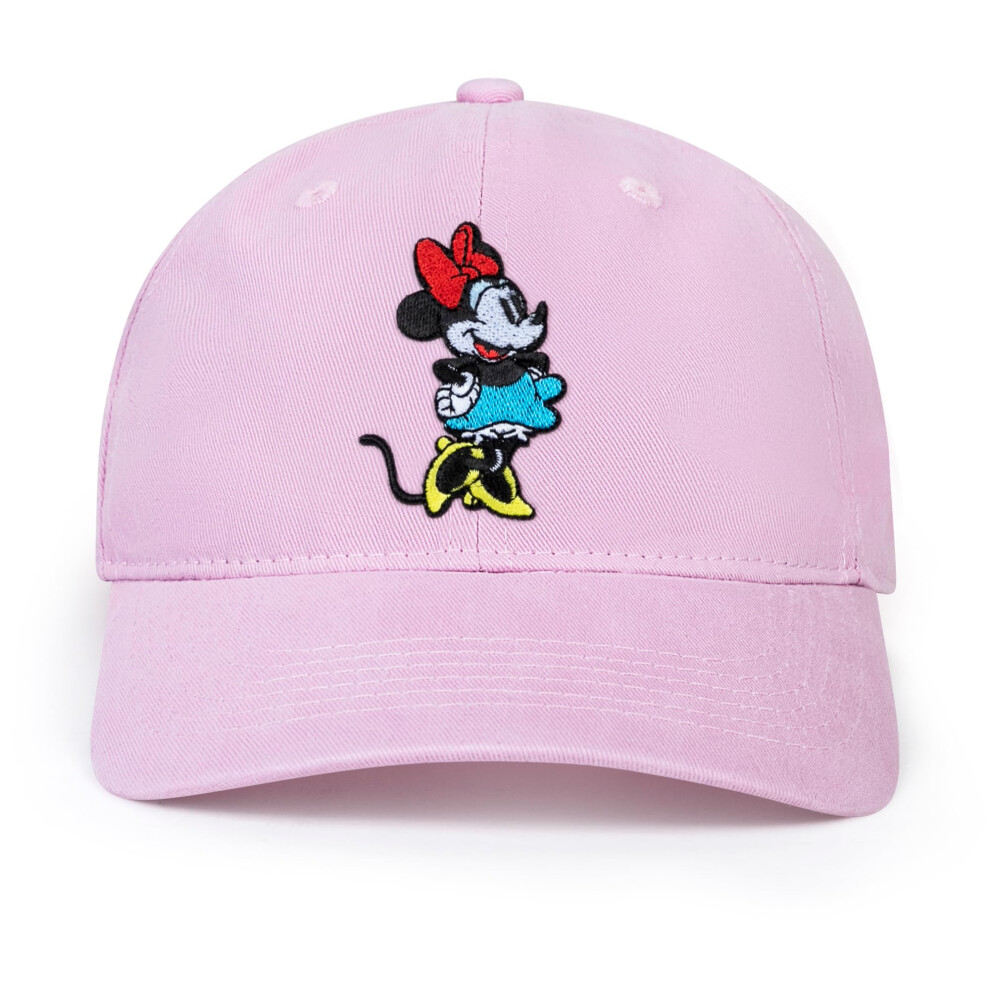 Disney Women's Standard Adult Baseball Cap  Minnie Mouse Adjustable Da