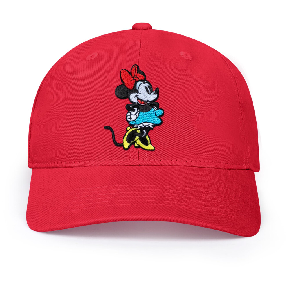 Disney Women's Standard Adult Baseball Cap  Minnie Mouse Adjustable Da