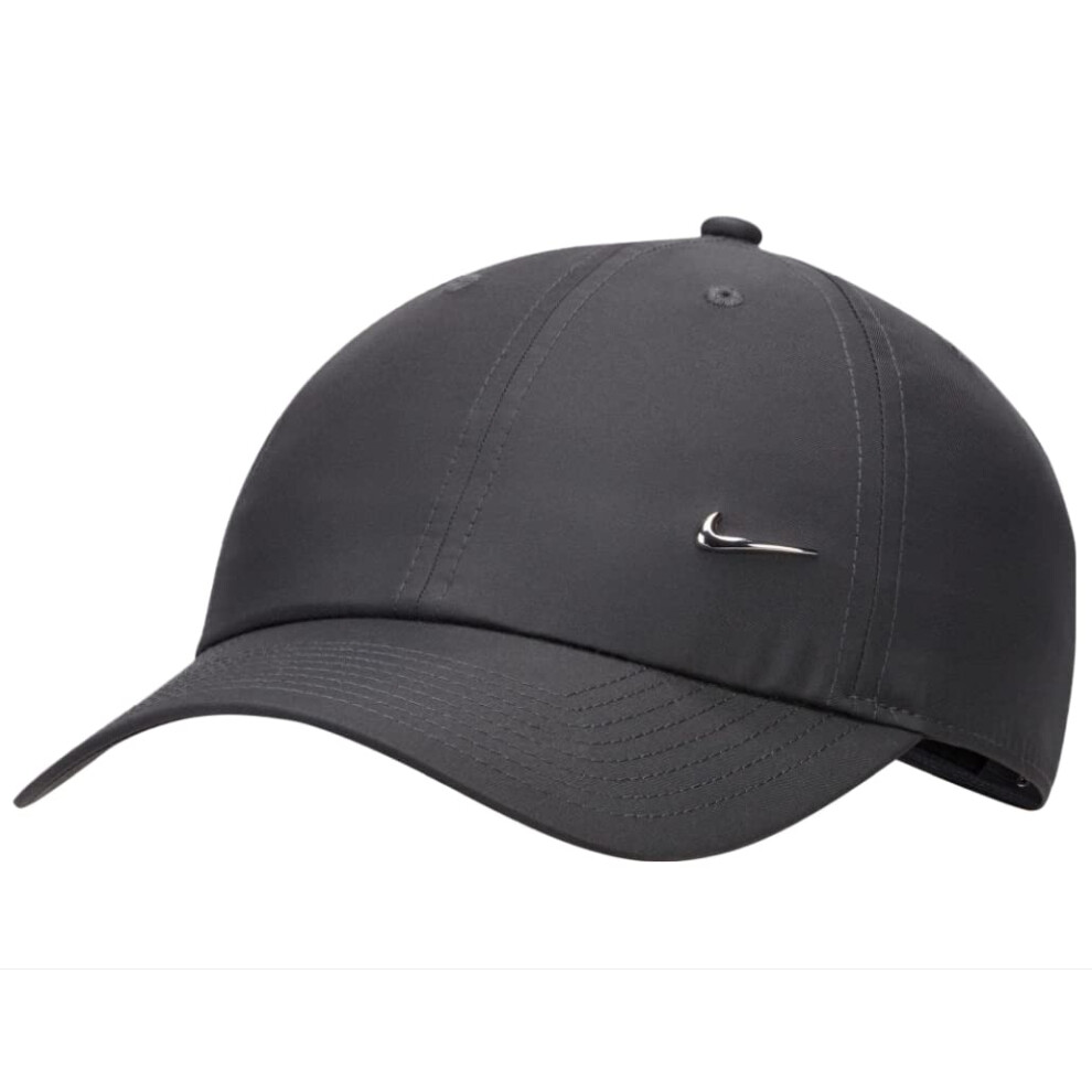 Nike Unisex Metal Swoosh H86 Cap (as1  Alpha  one_Size  Black/Metallic