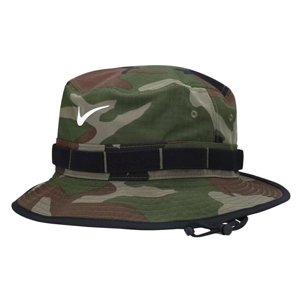 Nike Dri Fit Boonie Camo Bucket Hat (as1  Alpha  s  m  Small/Medium) C