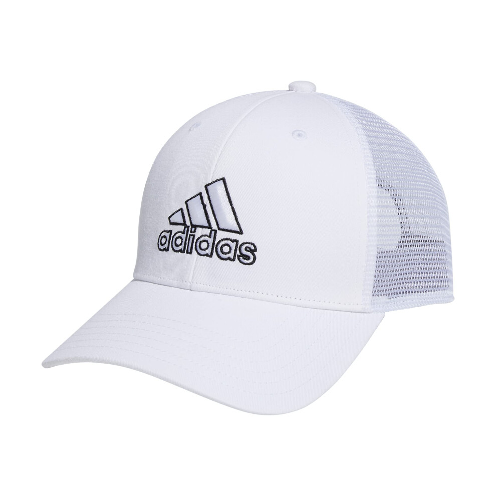 adidas Men's Mesh Back Structured Low Crown Snapback Adjustable Fit Ca