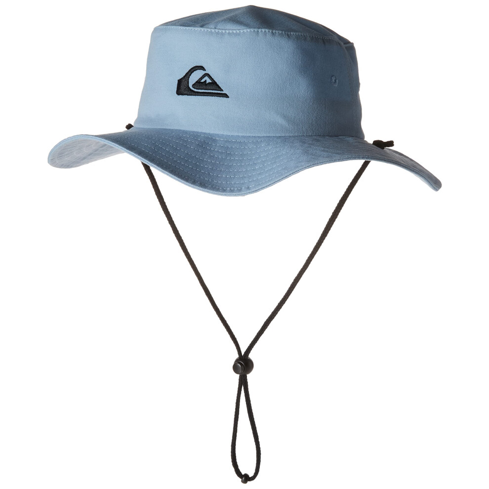 Quiksilver mens Bushmaster Bucket Hats  Faded Denim  Large-X-Large US