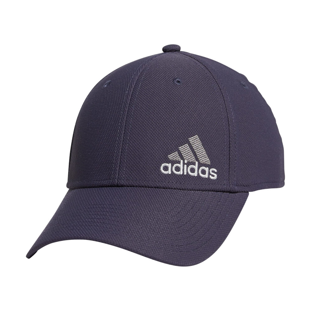 adidas Men's Release 3 Structured Stretch Fit Cap  Shadow Navy/Clear G