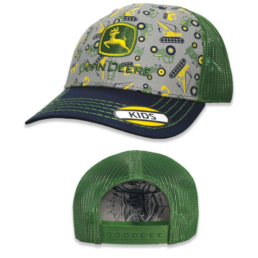 John Deere Aop Baseball Cap Hat Trademark Embro 53084648Nv Headwear Na