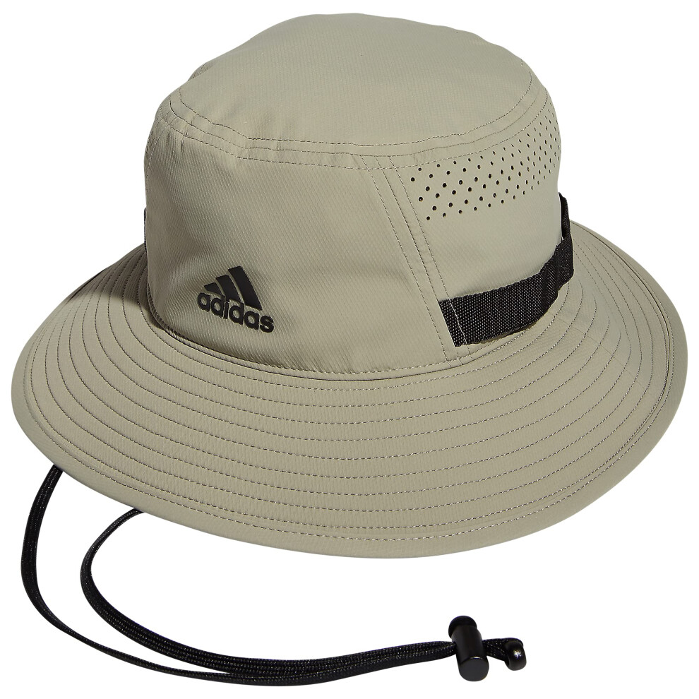 adidas Men's Victory 4 Bucket Hat  Feather Grey/Black  Small-Medium