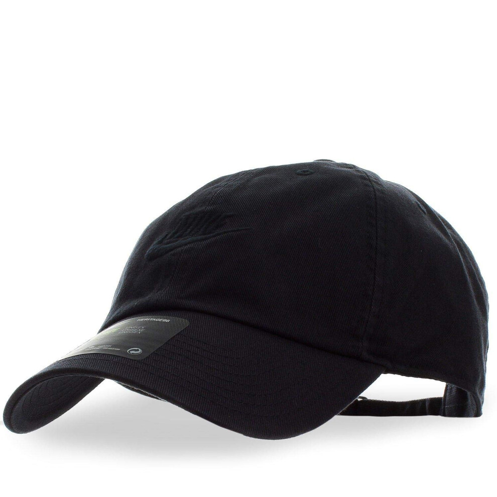 Nike Sportswear Heritage86 Futura Washed Hat  Black/Black/(Black)  Mis