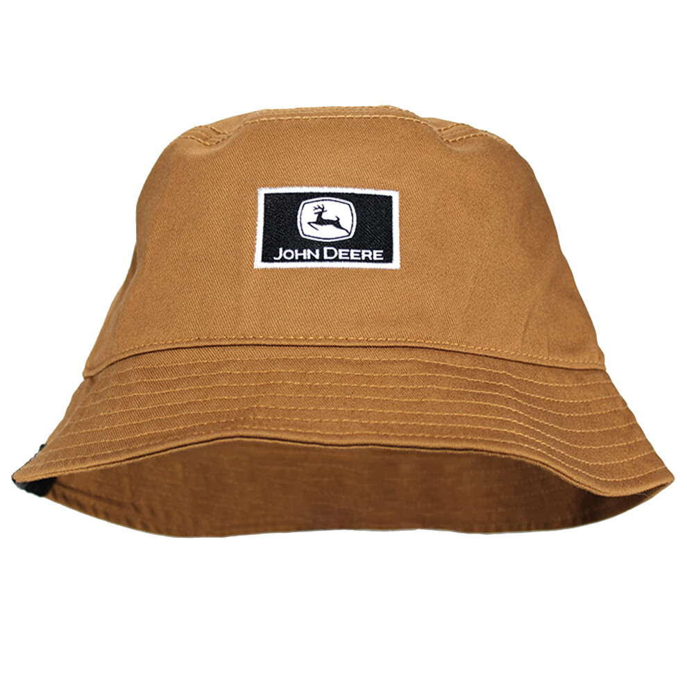 John Deere Twill Baseball Cap-Workwear Brown-Os