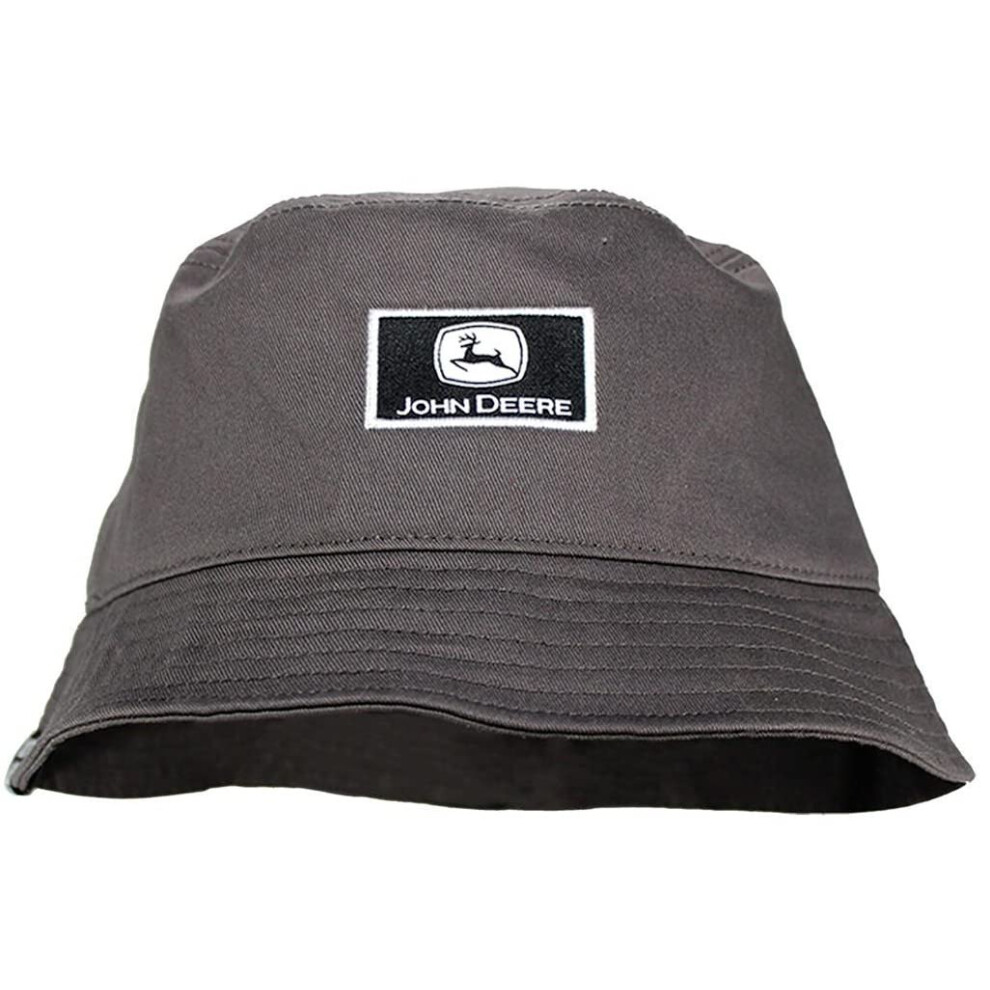 John Deere Twill Baseball Cap-Charcoal-Os