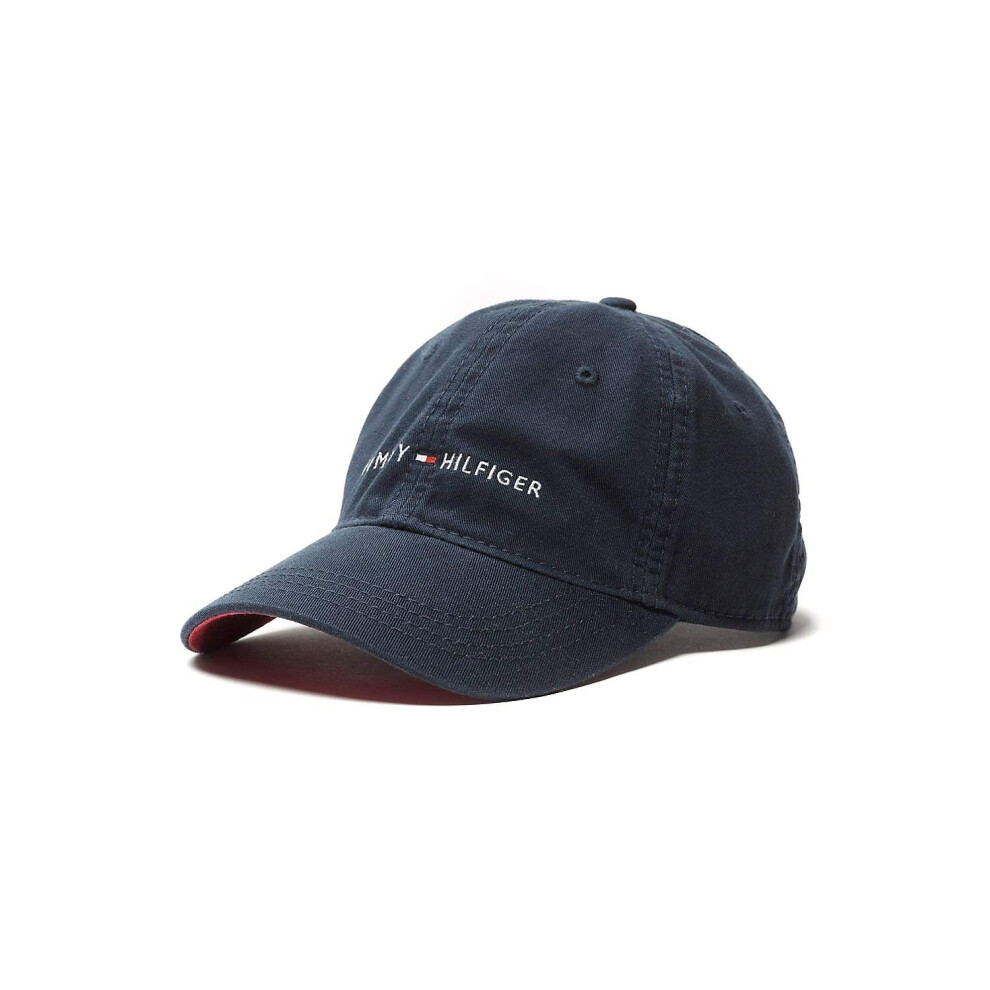 Tommy Hilfiger Original Signature Classic Cap Baseball Hat (Core Navy