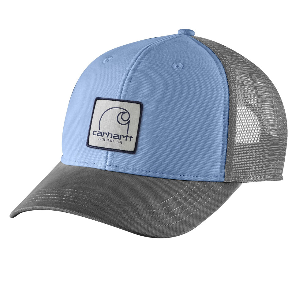 Carhartt Men's Canvas Mesh-Back C Patch Cap  Skystone