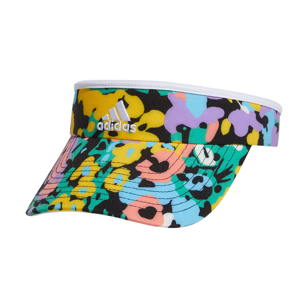 adidas Women's Match Visor  Floral AOP/White  One Size