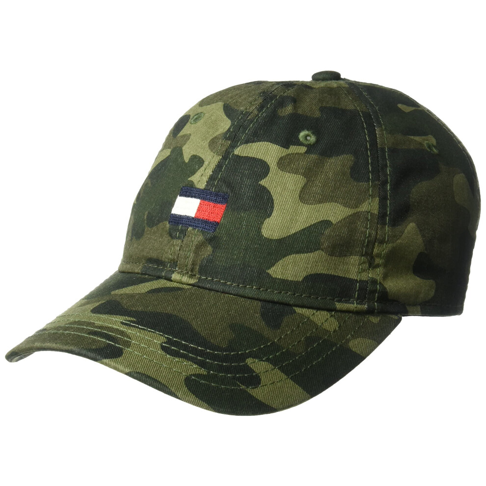 Tommy Hilfiger Men's Ardin Dad Hat  Camo  One Size