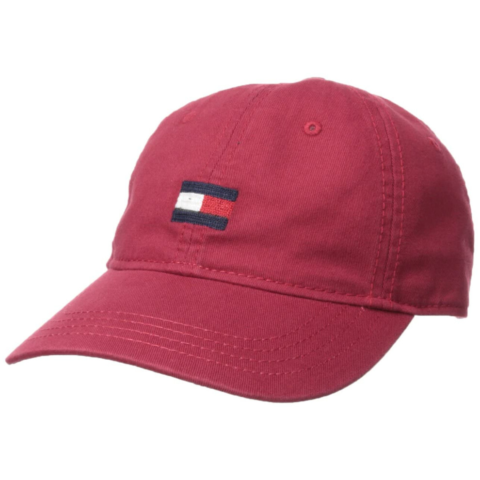 Tommy Hilfiger Men's Ardin Dad Hat  Tommy Red  One Size