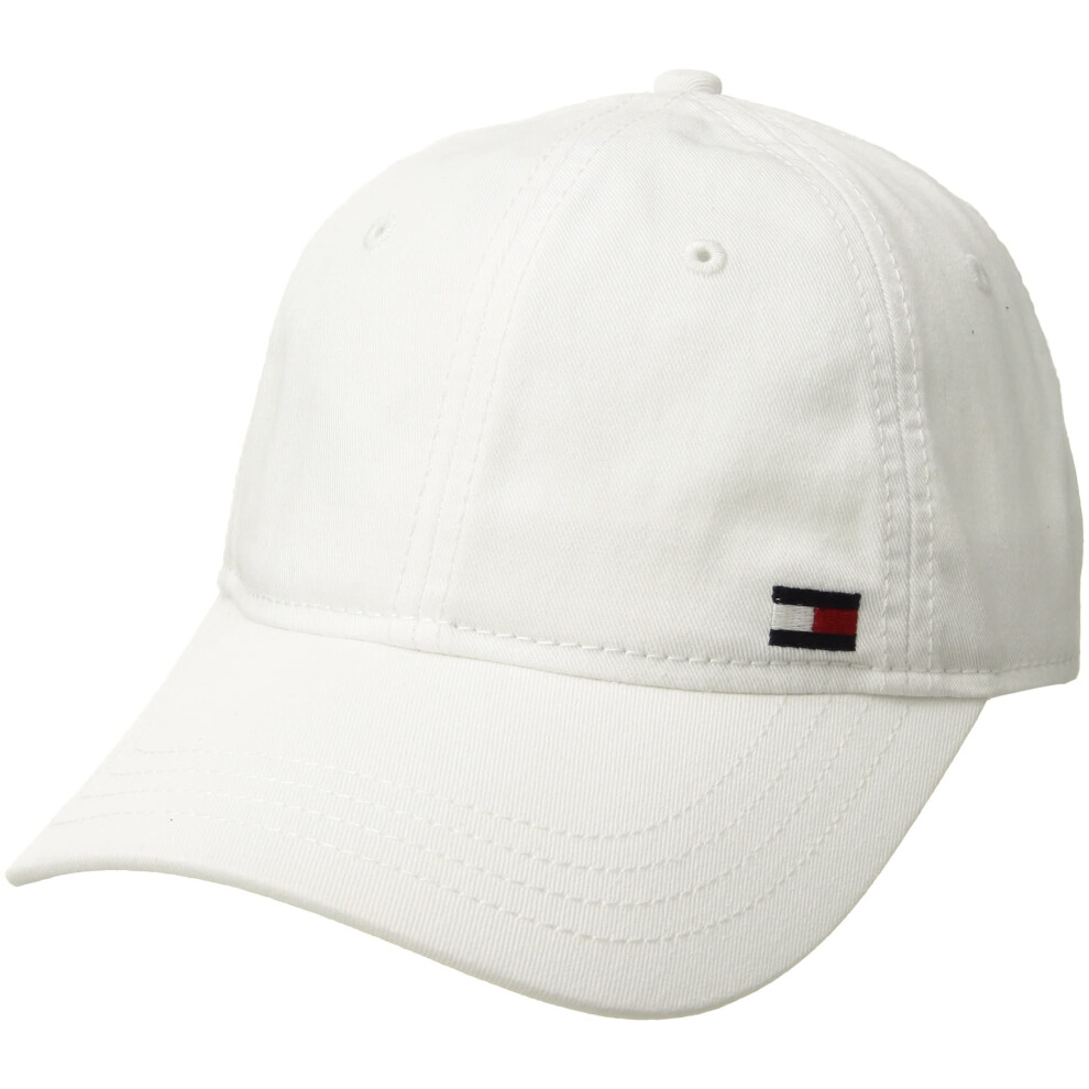 Tommy Hilfiger Men's Dad Hat Billy Corner Flag Cap (Pack of 1)  Classi