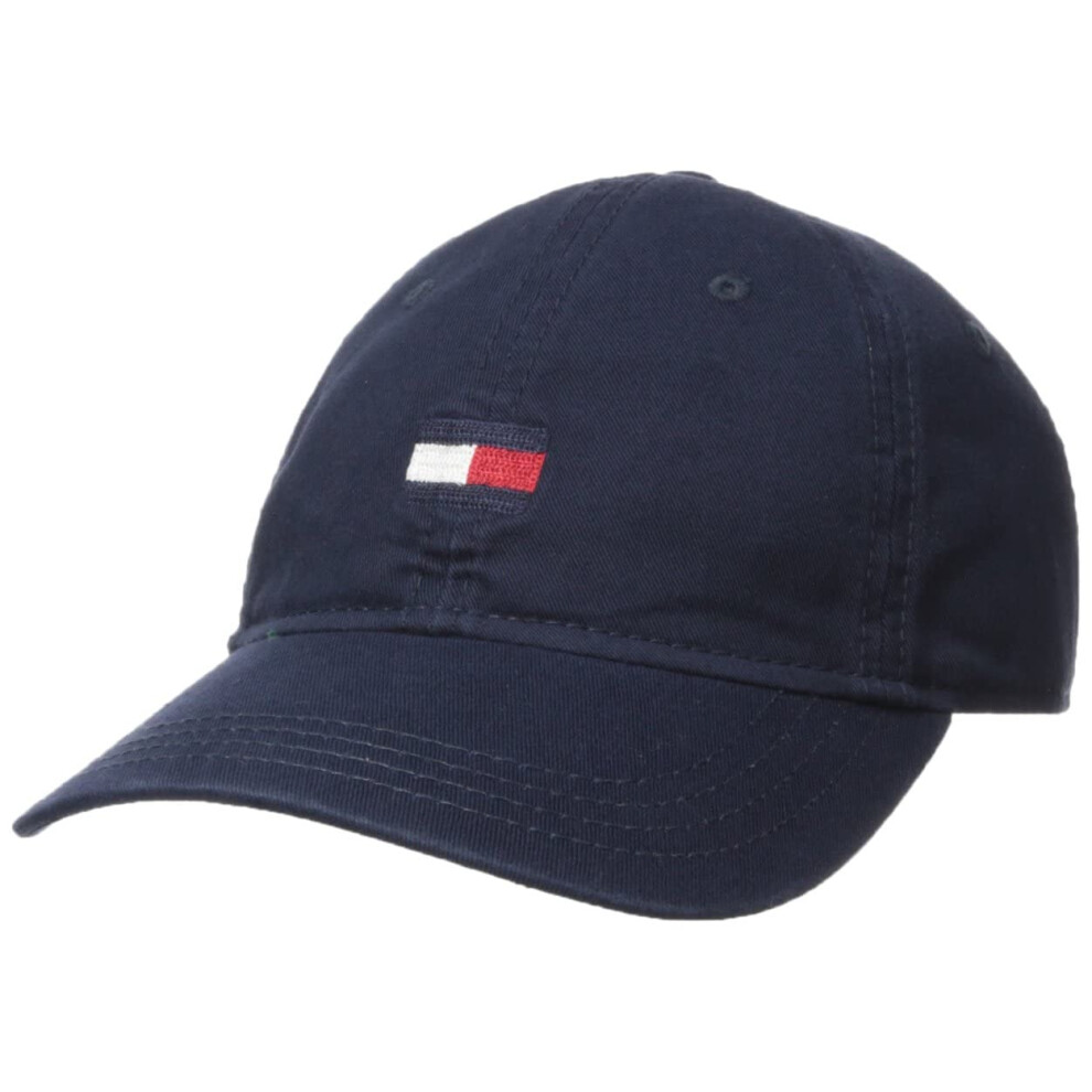 Tommy Hilfiger Men's Cotton Ardin Adjustable Baseball Cap  Tommy Navy