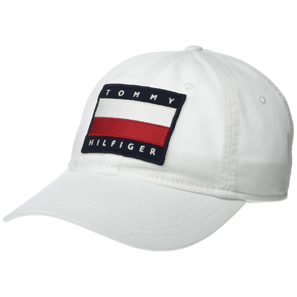 Tommy Hilfiger Men's Cotton Tony Adjustable Baseball Cap (Pack of 1)