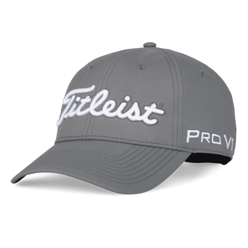 Titleist Men's Tour Performance Hat Charcoal/White