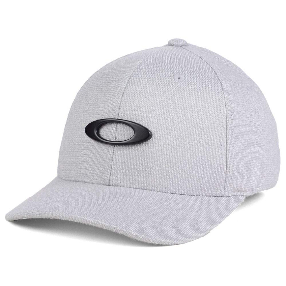 Oakley Tin Can Stretch-Fitted Cap Silver/Black