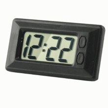 Ultra-thin Car Clock Micro Dashboard Electronic Clock With Time And Calendar Display,black