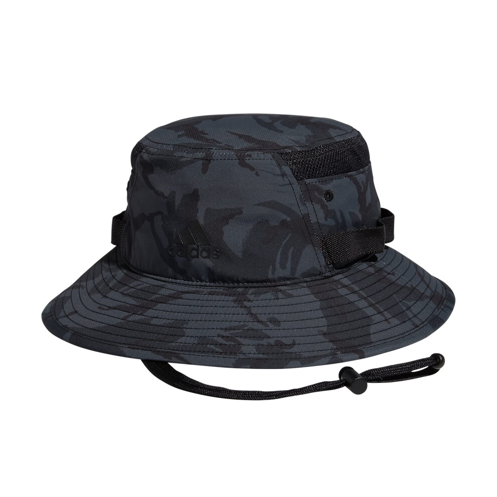 adidas mens Victory 3 Hat Bucket Headwear  Grey Six Camo/Black  Small-