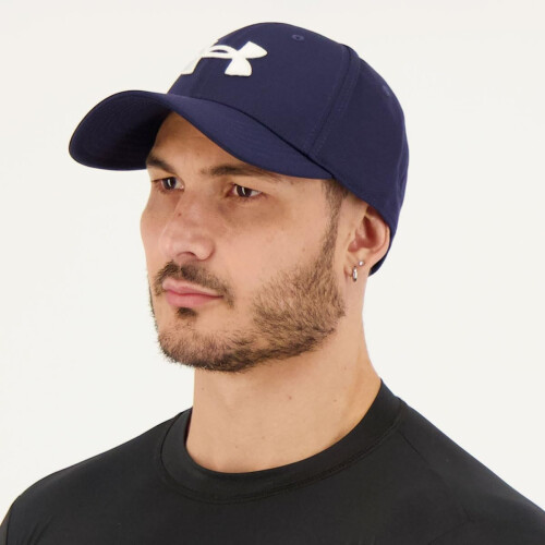 Under Armour Under Armour Herr Blitzing Cap Stretch Fit, (410) Midnight Navy / / Vit, Medium/Large 2
