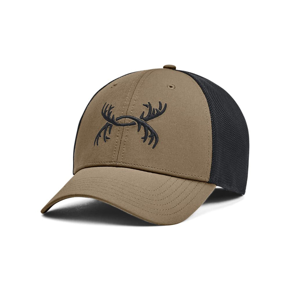 Under Armour Men's Outdoor Antler Trucker Hat  (251) Bayou/Black/Black