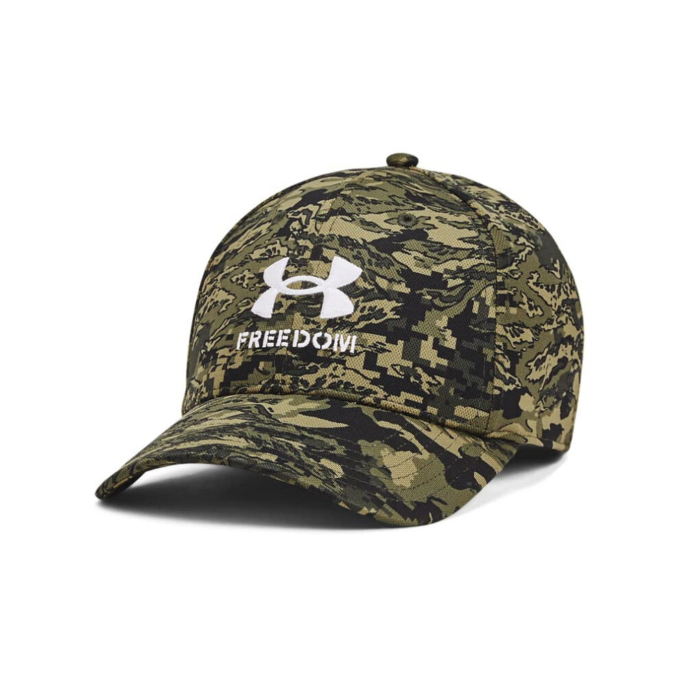 Under Armour Men's Freedom Blitzing Hat  (310) Baroque Green/White/Whi