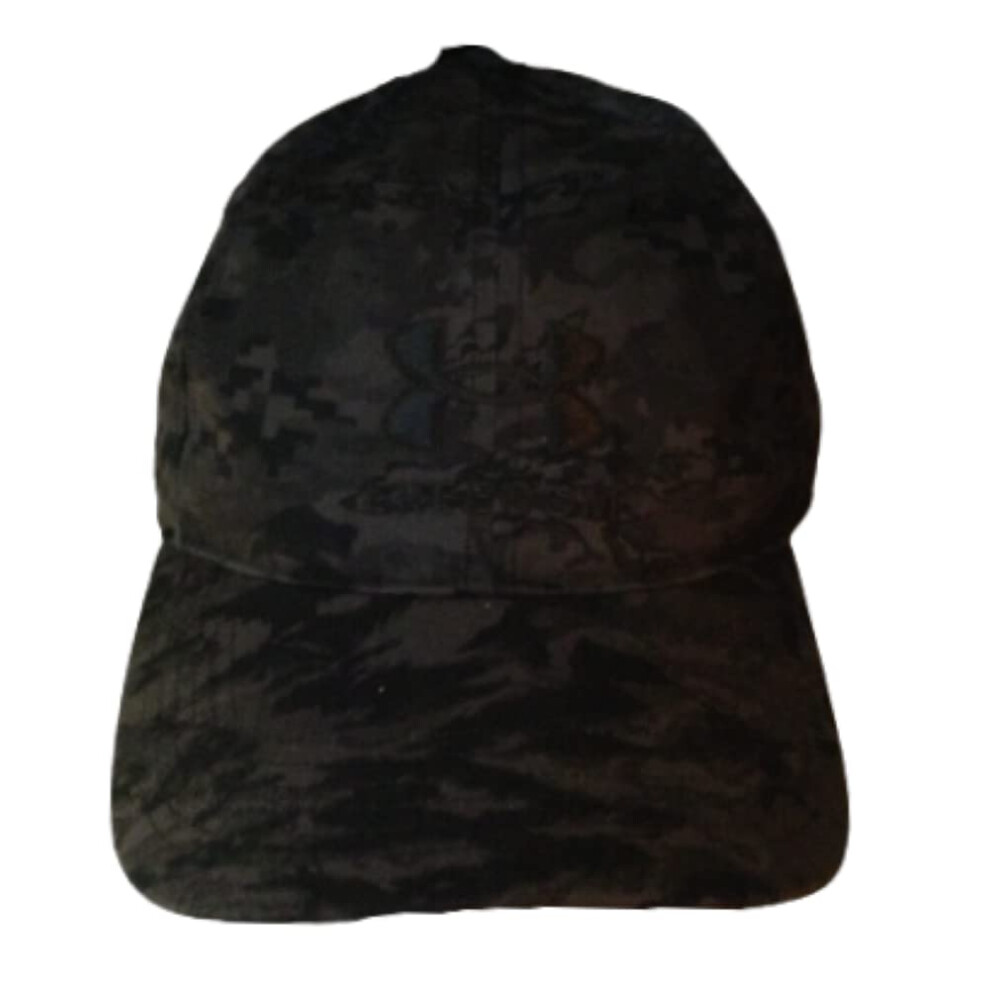 Under Armour Mens Black Camo UA Freedom Fury Adjustable Cap