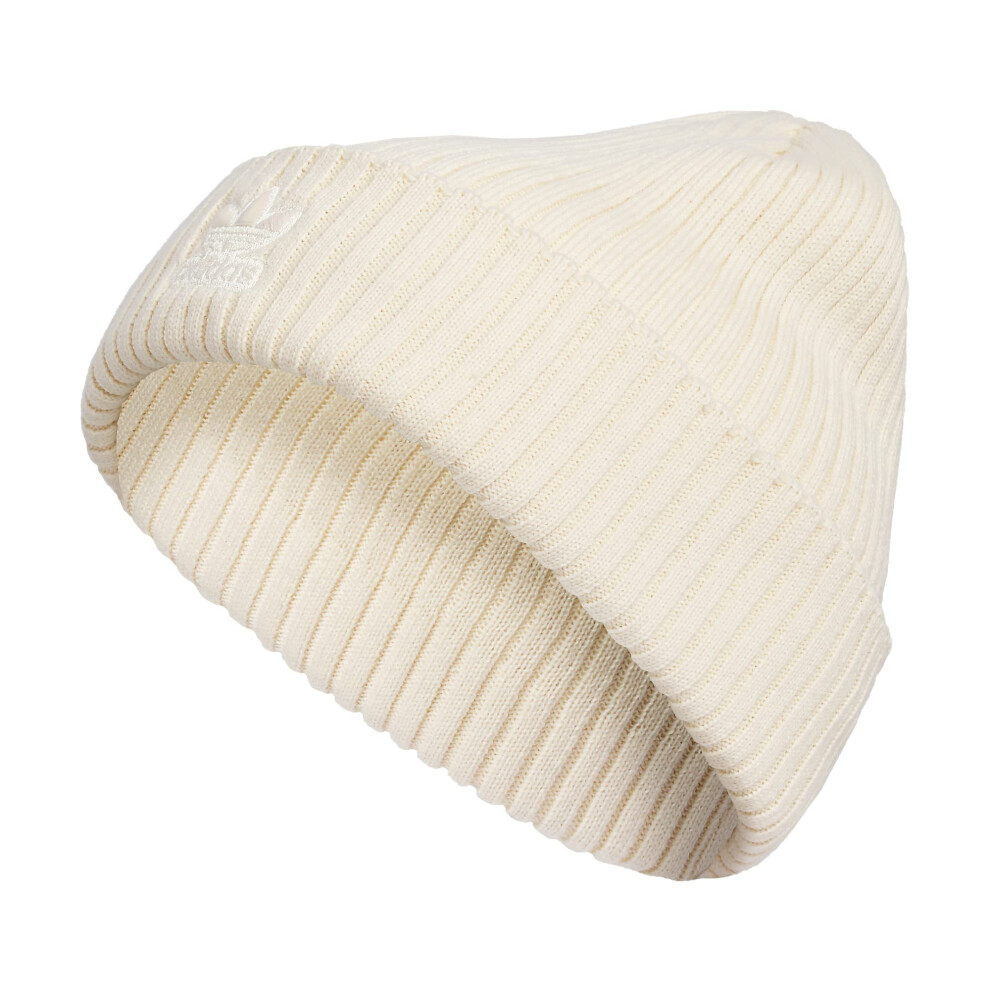 adidas Originals Women's Flurry Cuff Fold Beanie  Wonder White/Wonder