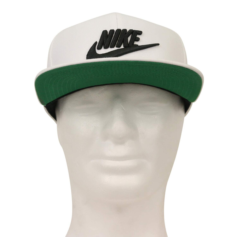 NIKE Men's U NSW PRO Cap Futura  White/Pine Green/Black/(Black)  misc