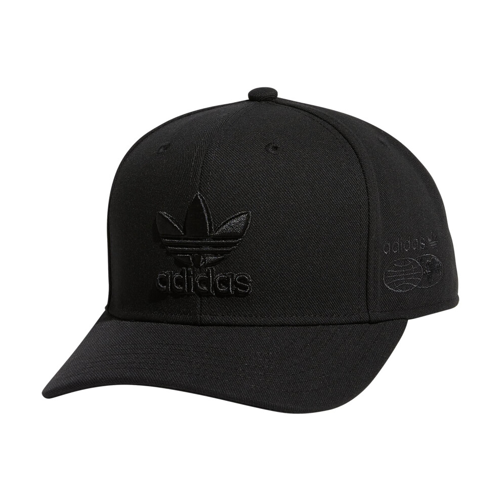 adidas Originals Men's Modern Structured Adjustable Fit Hat  Black/Bla