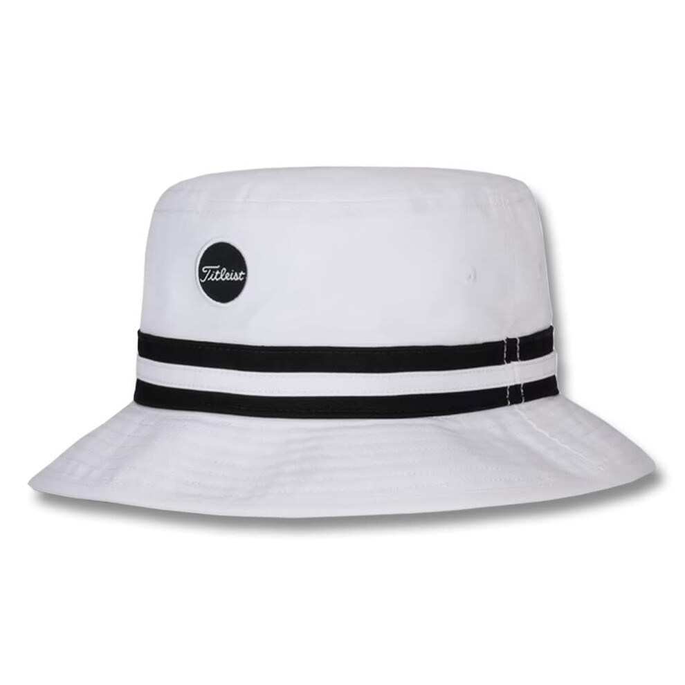 Titleist Montauk Bucket Golf Hat White/Black Medium/Large