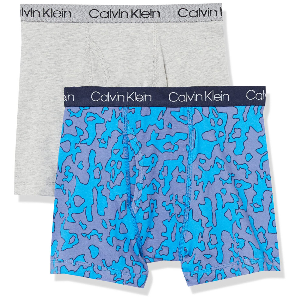 Calvin Klein Boys' Modern Cotton Assorted Boxer Briefs Underwear  Pack